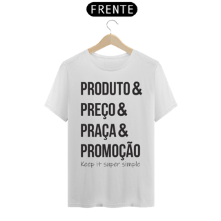 Nome do produto Camiseta Classic - Os Verdadeiros 4Ps