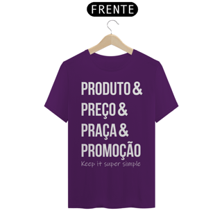 Nome do produto Camiseta Classic - Marketing 4Ps