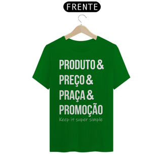 Nome do produto Camiseta Classic - Marketing 4Ps