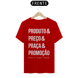 Nome do produto Camiseta Classic - Marketing 4Ps