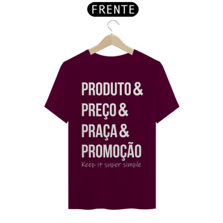 Nome do produto Camiseta Classic - Marketing 4Ps
