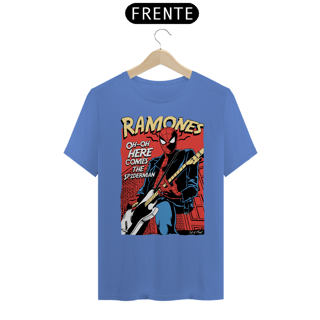 Nome do produto T-SHIRT RAMONES – HOMEM ARANHA ESTONADA