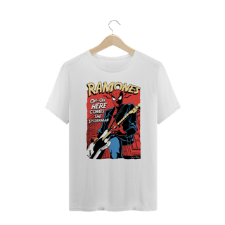 Nome do produto T-SHIRT RAMONES – HOMEM ARANHA PLUS SIZE