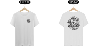 T-SHIRT ROCK WILL X NEVER DIES PEITO E COSTAS