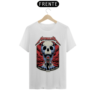 Nome do produto T-SHIRT METALLICA GIMME FUEL ESTAMPA VERMELHA