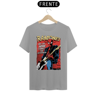 Nome do produto T-SHIRT RAMONES – HOMEM ARANHA QUALITY