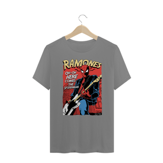 Nome do produto T-SHIRT RAMONES – HOMEM ARANHA PLUS SIZE