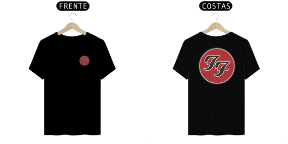 T-SHIRT FOO FIGTHER PEITO E COSTA
