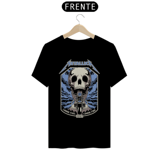 Nome do produto T-SHIRT METALLICA GIMME FUEL ESTAMPA AZUL