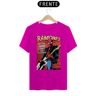 Nome do produto T-SHIRT RAMONES – HOMEM ARANHA QUALITY