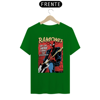 Nome do produto T-SHIRT RAMONES – HOMEM ARANHA QUALITY