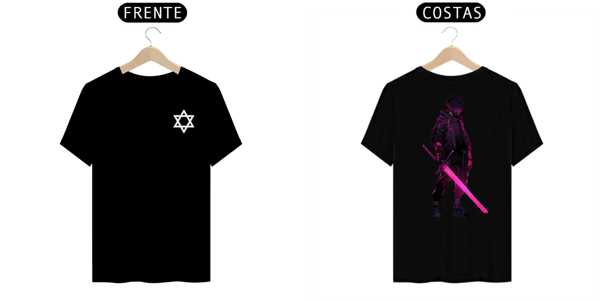 Nome do produto: Camiseta Geek SAMURAI