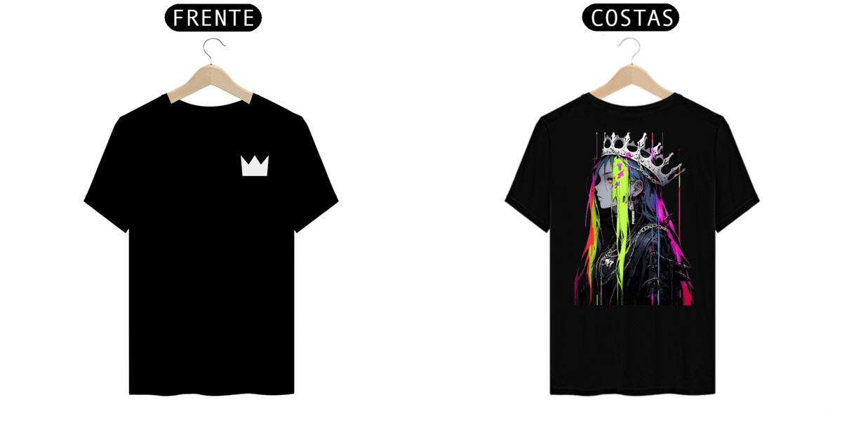 Nome do produto: Camiseta Geek CROWN