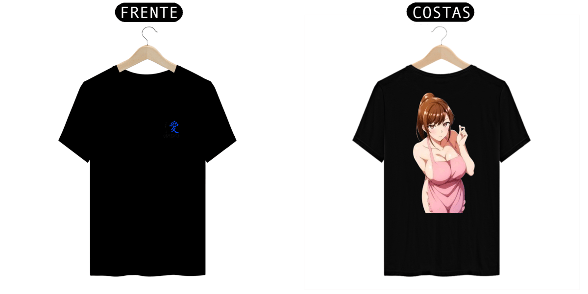Nome do produto: Camiseta Geek WAIFU
