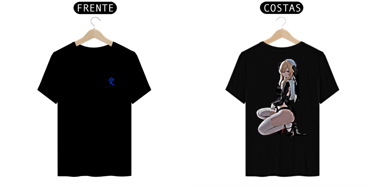 Nome do produto: Camiseta Geek WAIFU