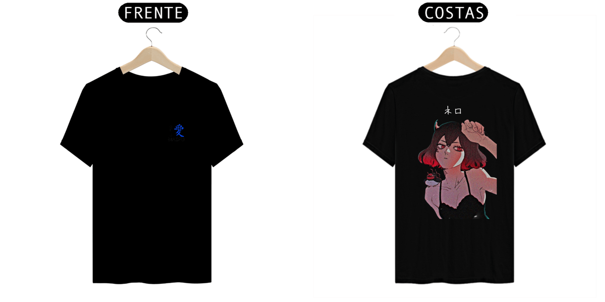 Nome do produto: Camiseta Geek WAIFU