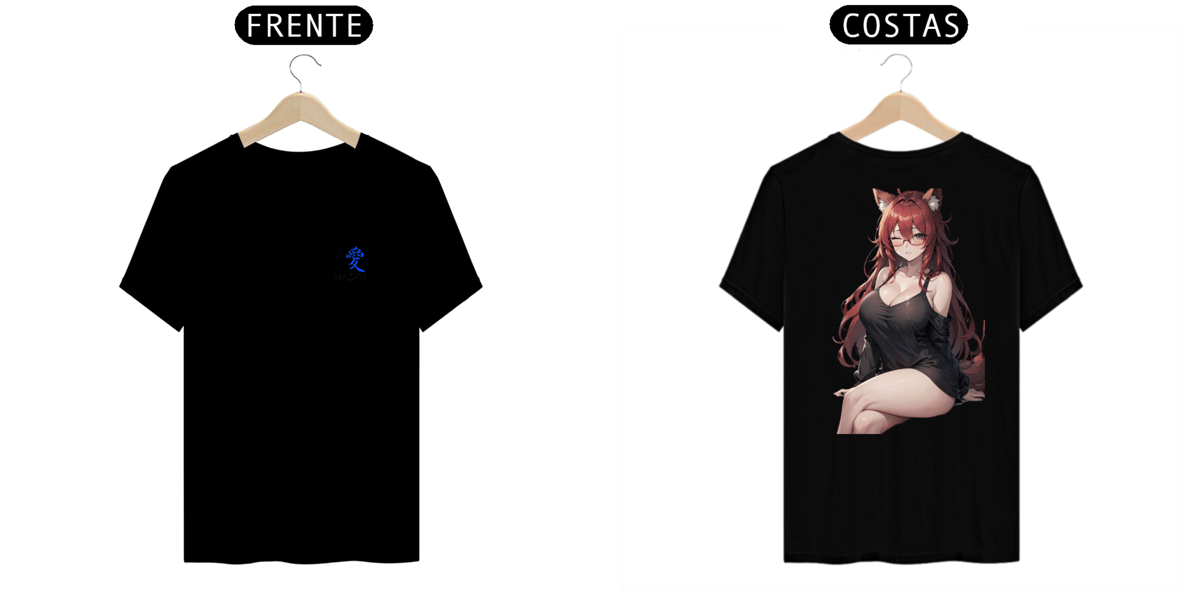 Nome do produto: Camiseta Geek WAIFU