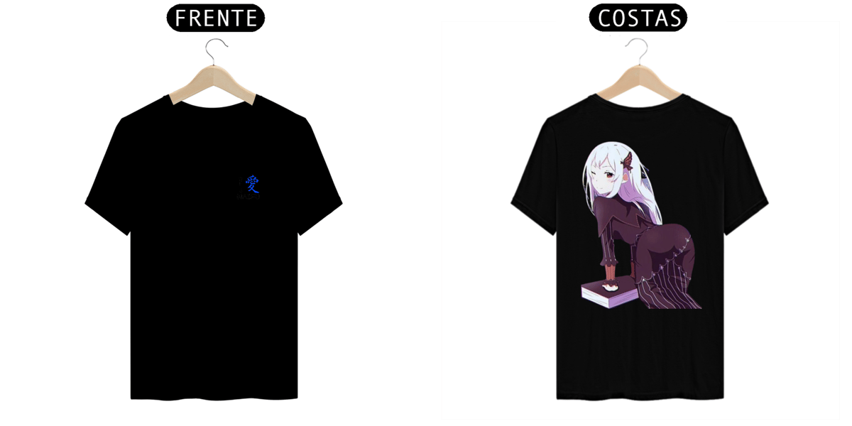 Nome do produto: Camiseta Geek WAIFU