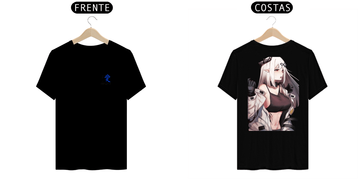 Nome do produto: Camiseta Geek WAIFU