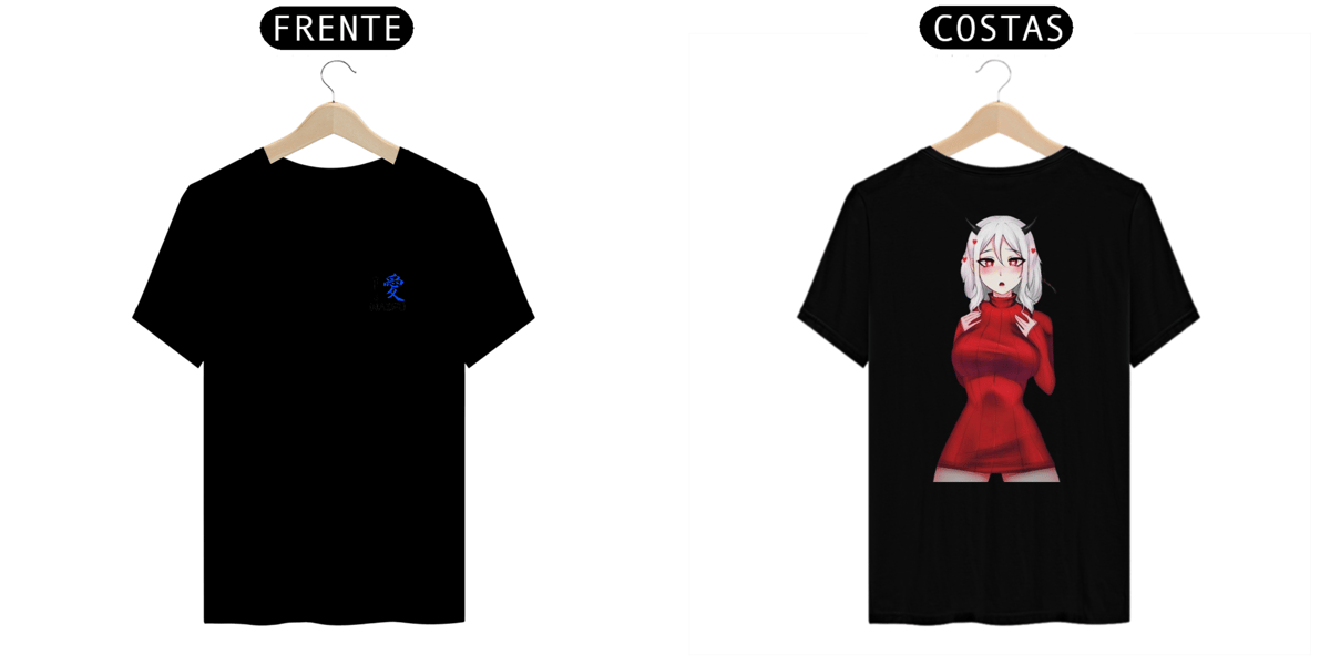 Nome do produto: Camiseta Geek WAIFU