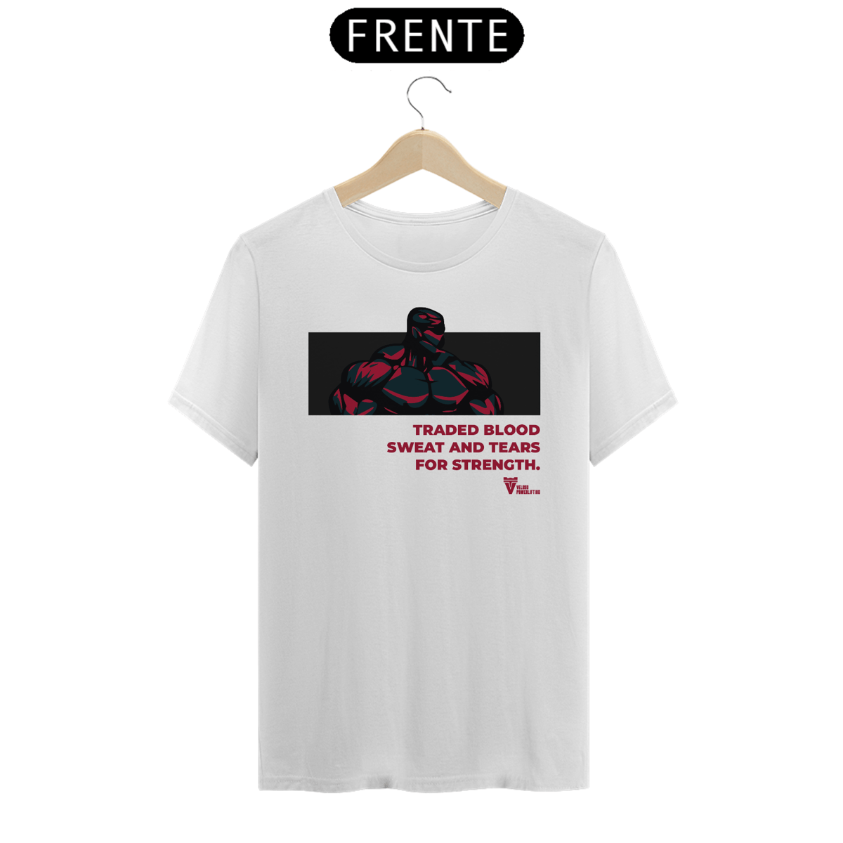 Nome do produto: CAMISETA FOR STRENGTH - BRANCA
