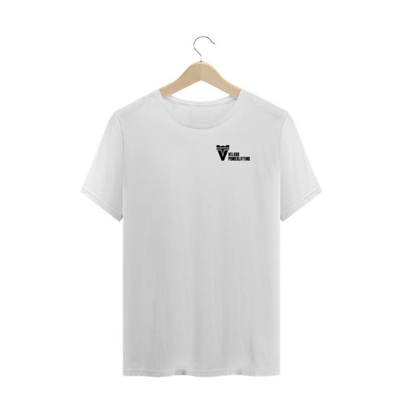 CAMISETA PLUS SIZE VELOSO POWERLIFTING - BRANCA