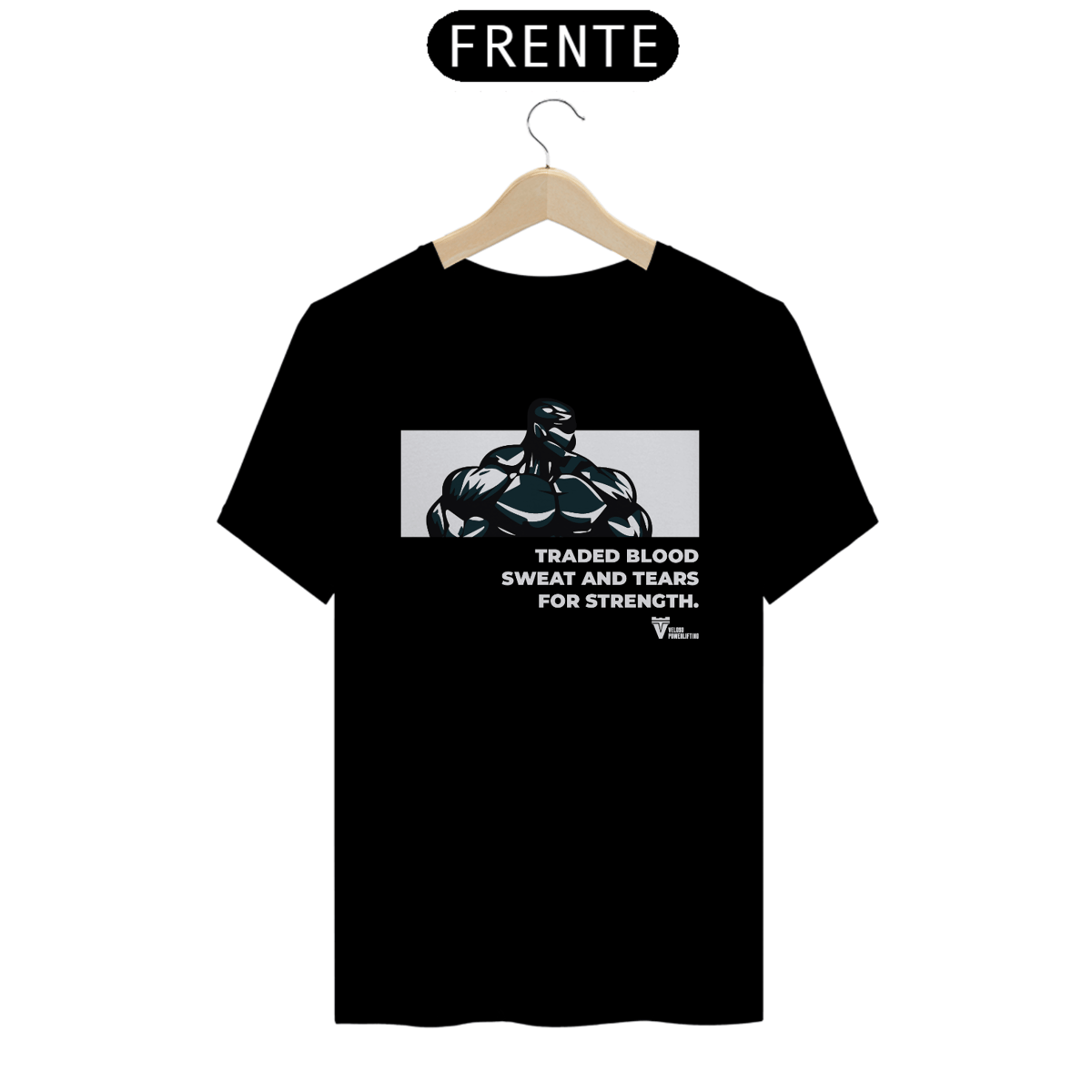 Nome do produto: CAMISETA FOR STRENGTH - PRETA