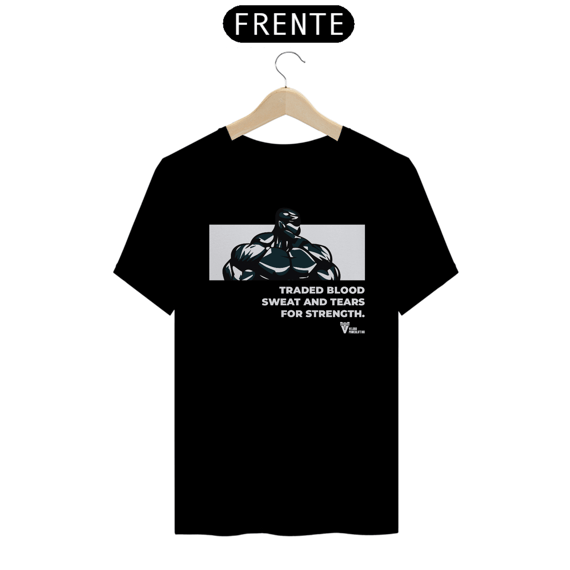 CAMISETA FOR STRENGTH - PRETA