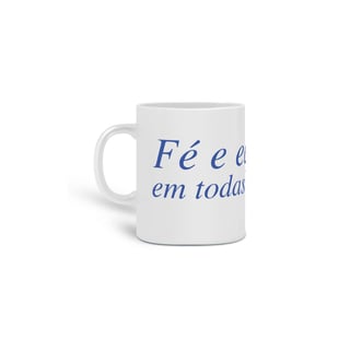 Caneca Fé e Equilíbrio Casa do Caminho 