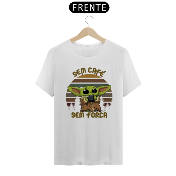 T-Shirt Baby Yoda Sem Cafe