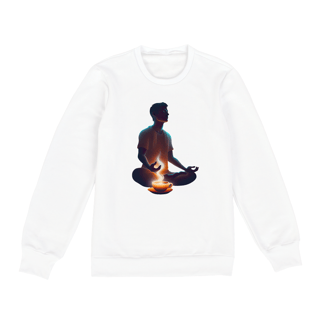 Nome do produto Moletom Blusão Meditação e Café