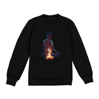 Moletom Blusão Meditação e Café