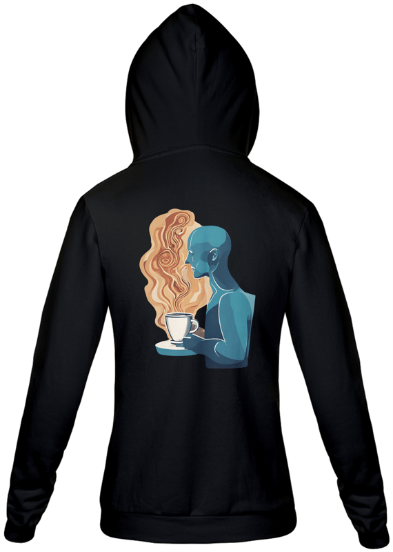 Moletom com Zíper Café Expressionista