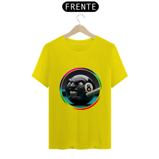 Nome do produto Bilhar - Camiseta Quality - Eight Ball - K brown Arte Conceito