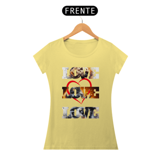 Nome do produto camiseta Baby Long - 3 Love Dog