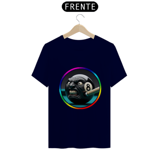 Nome do produto Bilhar - Camiseta Quality - Eight Ball - K brown Arte Conceito