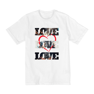Nome do produto Camiseta infantil - 3 Love Cats