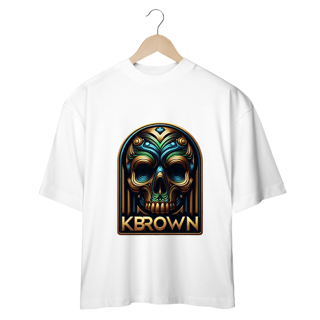 Nome do produto Camiseta OVRSIZED - KBROWN SKULL
