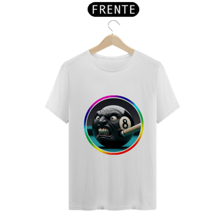 Nome do produto Bilhar - Camiseta Quality - Eight Ball - K brown Arte Conceito