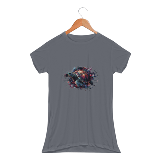 Nome do produto Camiseta Fem - Turtle splash