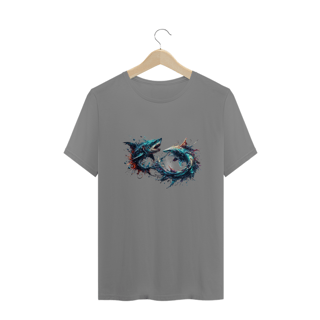 Nome do produto Camiseta Plus SIze - 2 Sharks