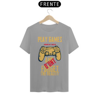 Nome do produto Game Camiseta Quality - Play Games - K Brown Arte Conceito