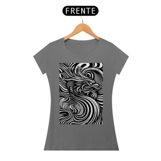 Nome do produto Camiseta Baby Long Dragão Psicodélico