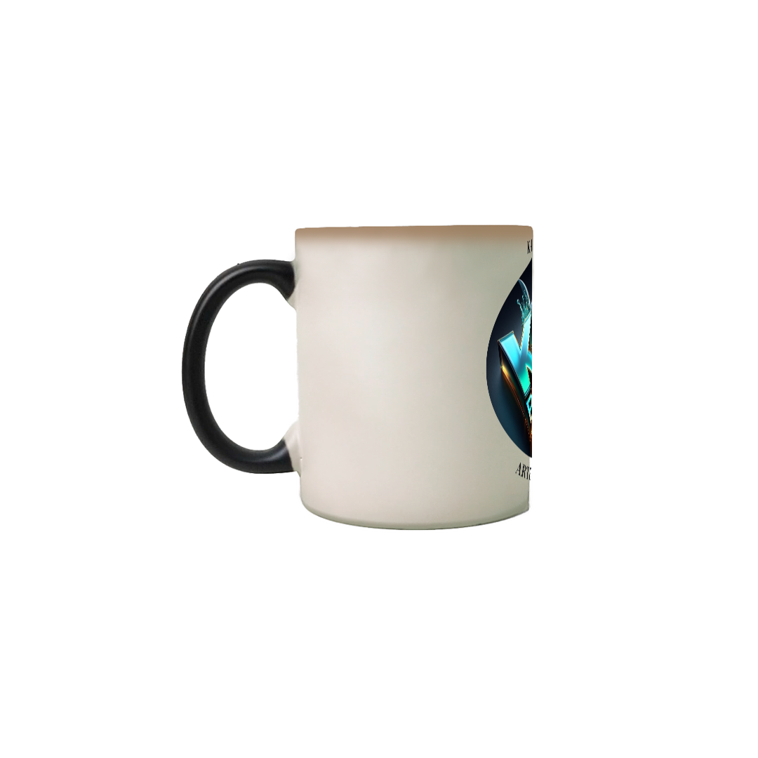 Nome do produto: Caneca Mágica Logo K-brown