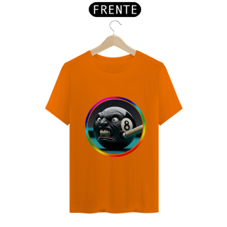 Nome do produto Bilhar - Camiseta Quality - Eight Ball - K brown Arte Conceito