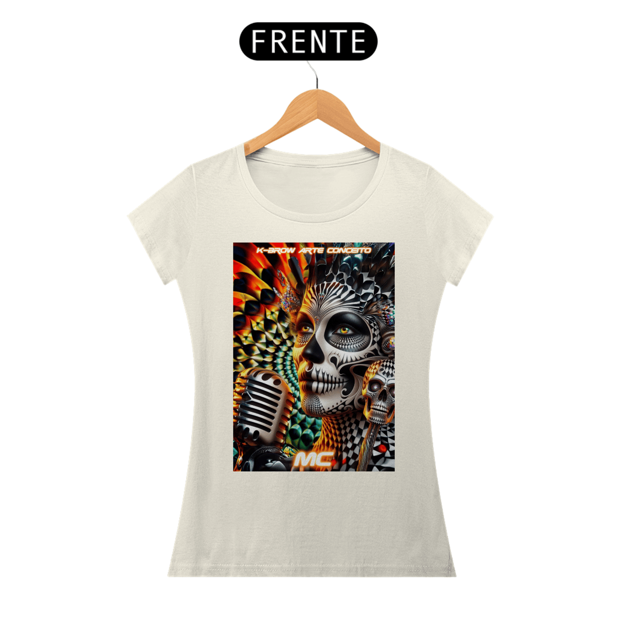 Nome do produto: Camiseta Baby Long MC K-brown AC