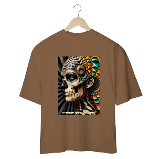 Nome do produto Camiseta OVERSIZED - Color Skull