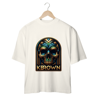 Nome do produto Camiseta OVRSIZED - KBROWN SKULL