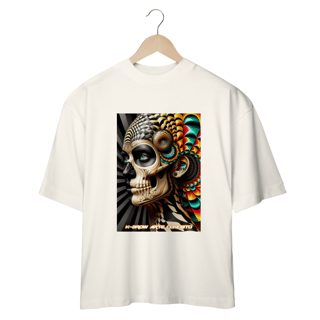 Nome do produto Camiseta OVERSIZED - Color Skull