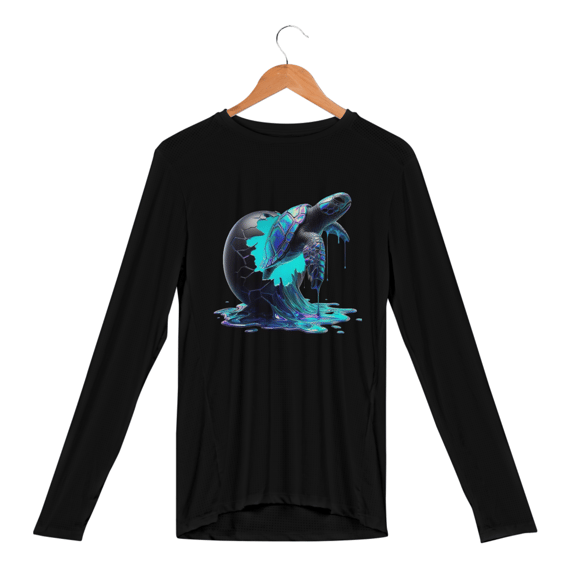 Camisa Manga Longa SPort Dry UV - Turtle egg